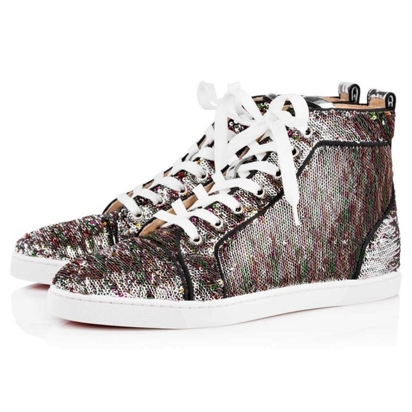 Christian Louboutin Shoes - Sale⚡️Christian Louboutin Bip Bip High-Top Sneaker